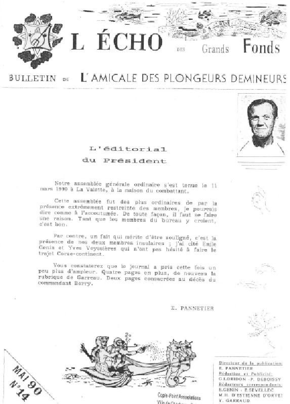 L'Echo des Grands Fonds N°14 - Bulletin de l'Amicale des Plongeurs Démineurs