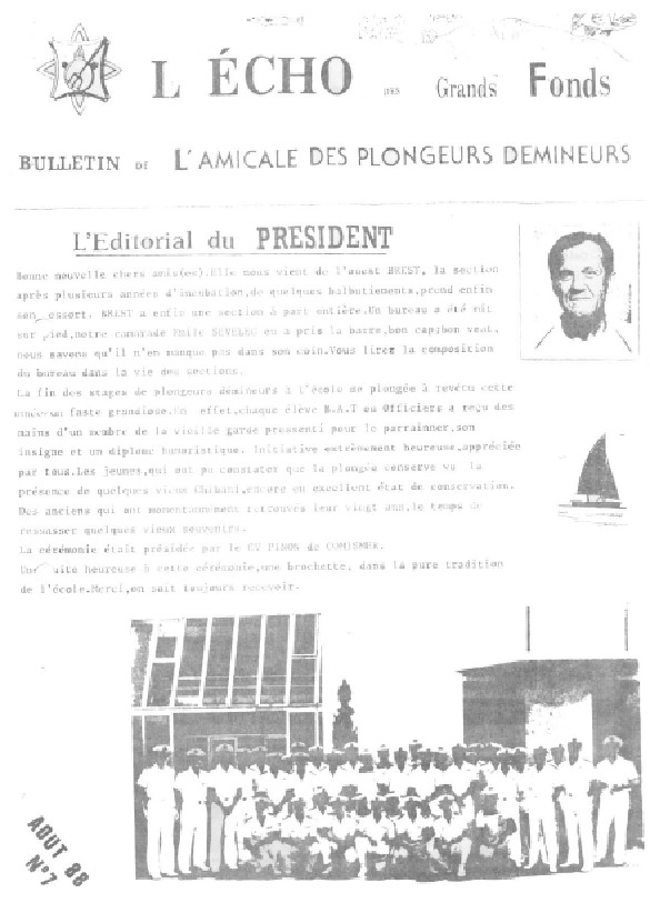 L'Echo des Grands Fonds N°7 - Bulletin de l'Amicale des Plongeurs Démineurs