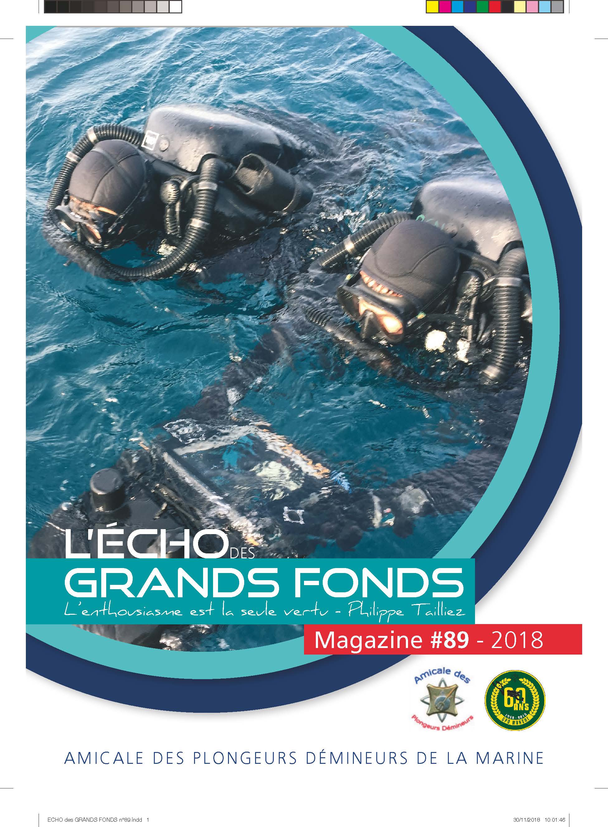 L'Echo des Grands Fonds N°89 - Bulletin de l'Amicale des Plongeurs Démineurs